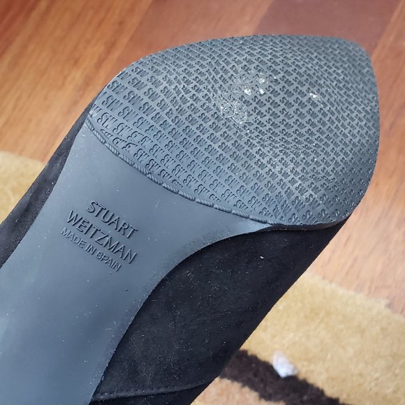 Stuart Weitzman Lafayette Black Suede Boot… - Picture 9 of 10